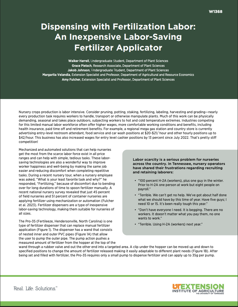 First page of W1368 Extension Publication