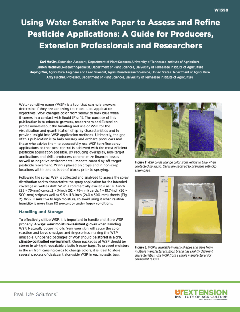 First page of W1358 Extension Publication