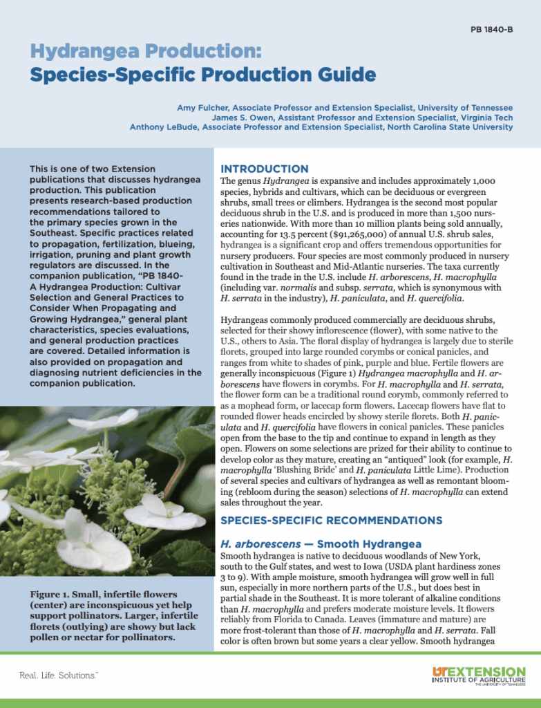 First page of PB1840-B Extension Publication