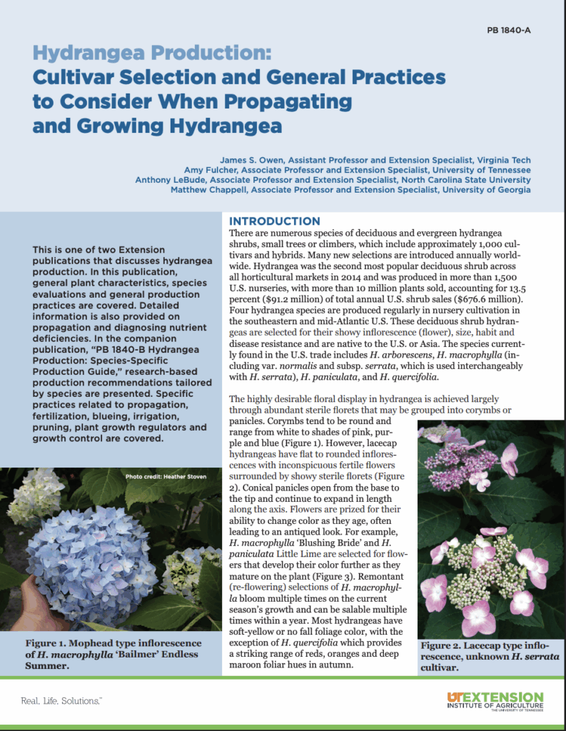 First page of PB1840-A Extension Publication